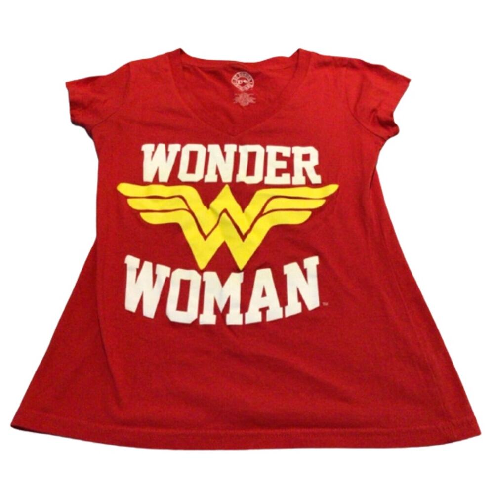 Wonder Woman DC Comics Originals Red Graphic T-Shirt Women’s Size M 7/9